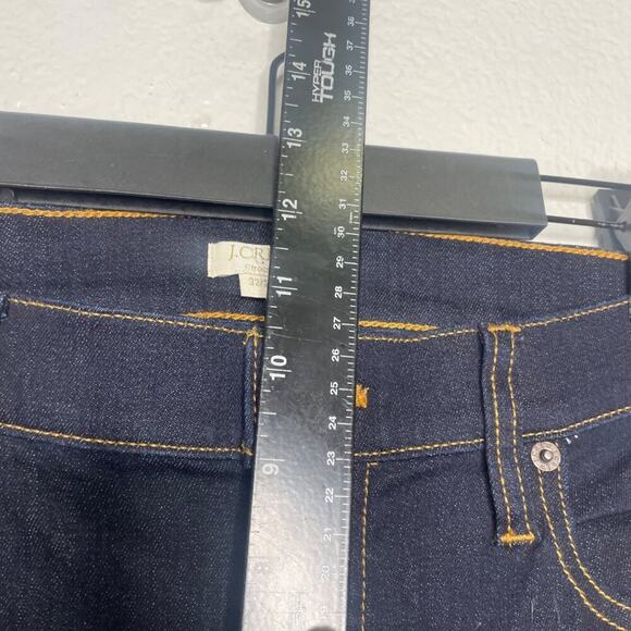 J.Crew Factory Womens Jeans Size 32 Midrise Toothpick Dark Wash Skinny Leg - Picture 5 of 12